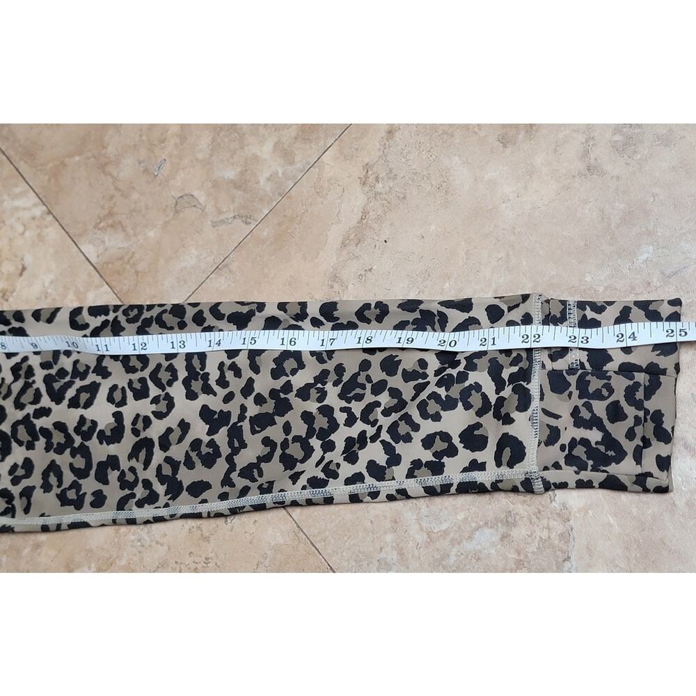 Lululemon Sz 10 Animal Print Defined Jacket Shorts Brown Leopard Set Activewear - Picture 10 of 16